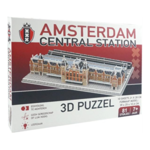 Nanostad - Amsterdam Central Station - 3D Puzzle