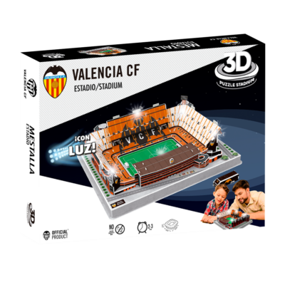 Valencia CF Mestalla Stadium - 3D Puzzle (LED Edition)
