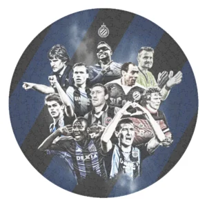 Club Brugge Legends Round Puzzle (500 Pieces)